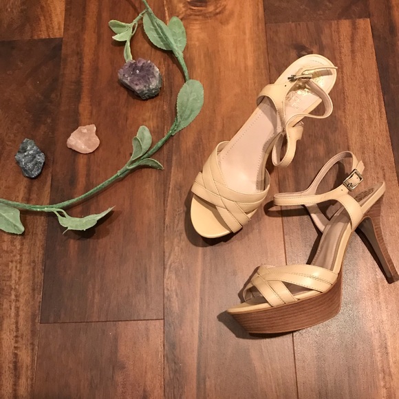 Vince Camuto Shoes - Vince Camuto | Nude Strappy Heels